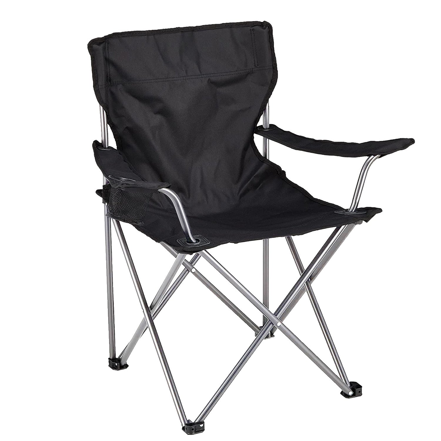 Foldable Beach Chair with Detachable Umbrella Armrest Adjustable Canopy Stool with Cup Holder Carry Bag for Camping Poolside Travel Picnic Lawn Chair Doba